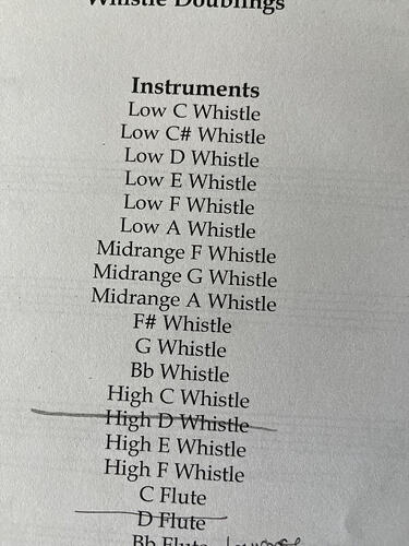 ComeFromAwayWhistleKeyList