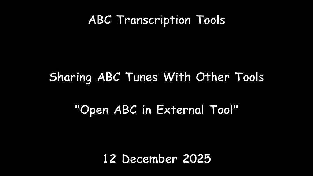 New “Open ABC in External Tools” feature in my ABC Transcription Tools ...